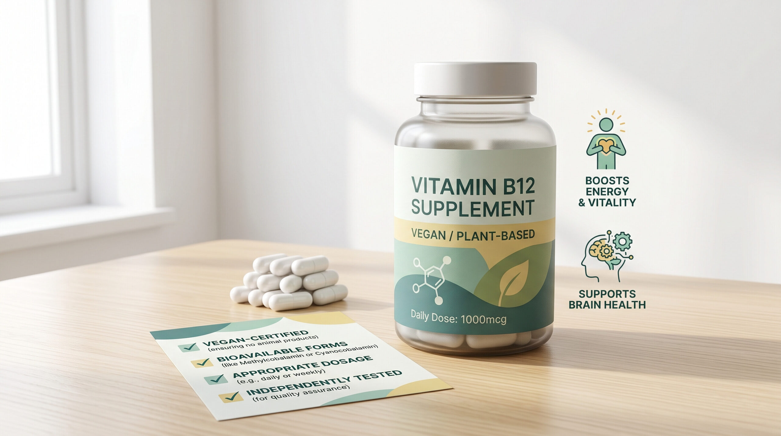 how to choose a vitamin B12 supplement on a plant-based diet